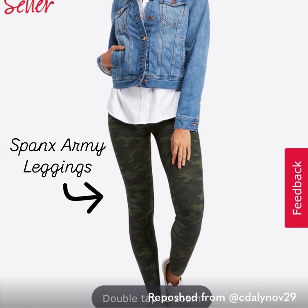 Spanx Army Leggings